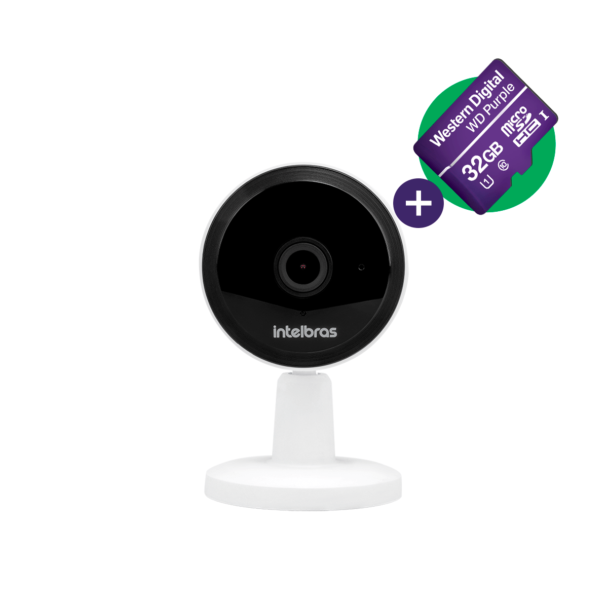 Câmera Inteligente HD iM1 com microSD 32GB Intelbras