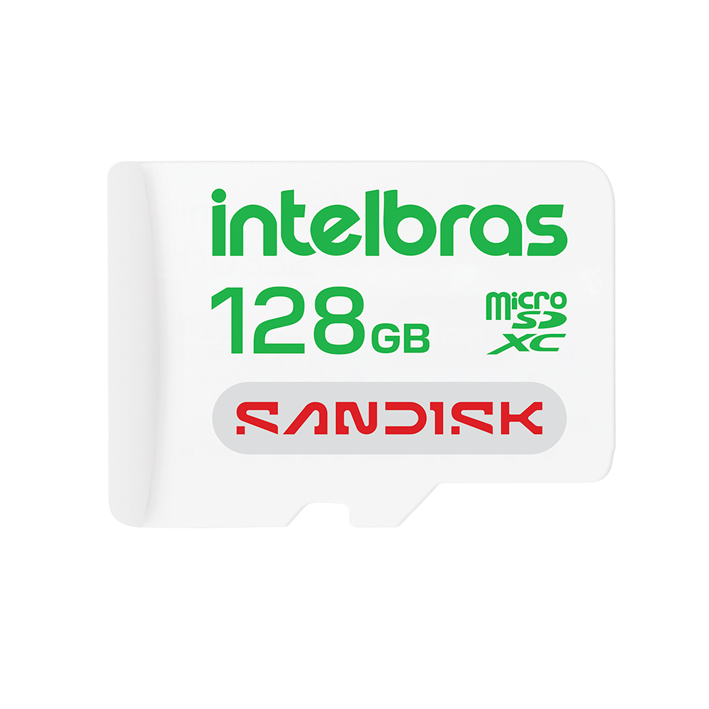 Cartão de memória 128GB Intelbras MicroSD – Sandisk